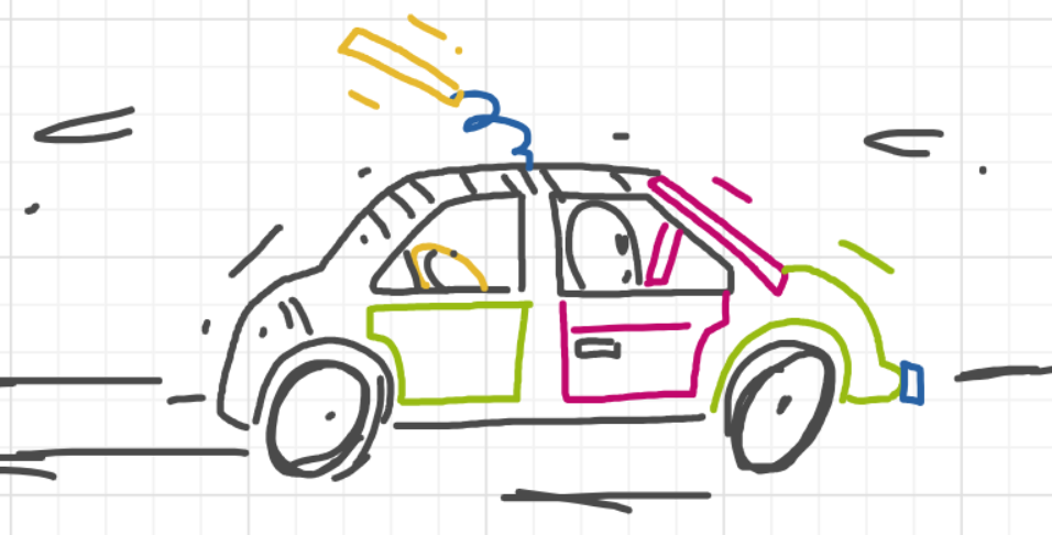 A panel from I've Been Everywhere, Man, episode nine of the Board Boards object show by Furretwalk/WalkingFurret.